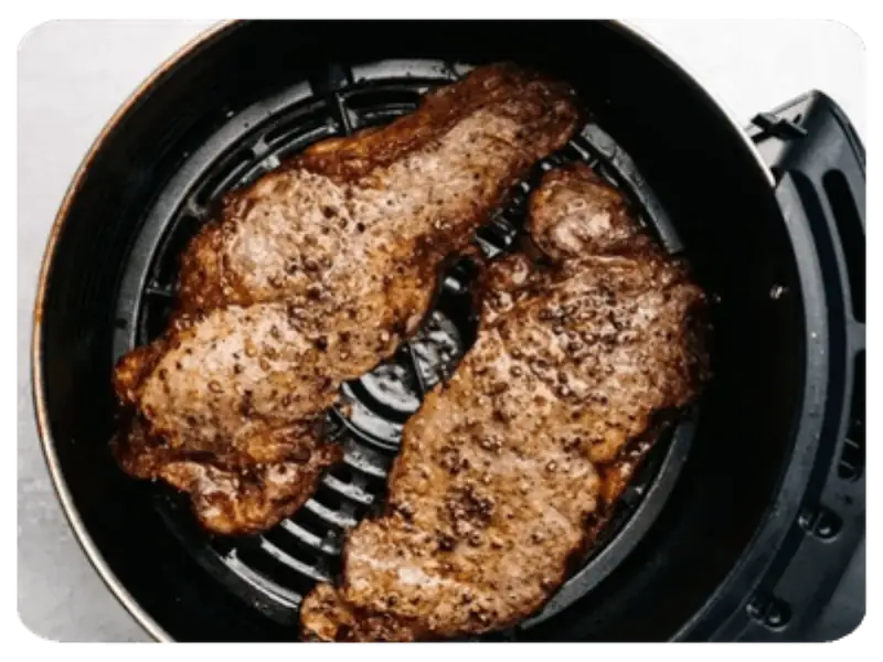 Bifes en air fryer